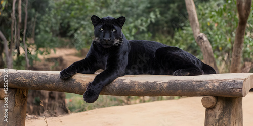 Majestic Black Panther Wild...