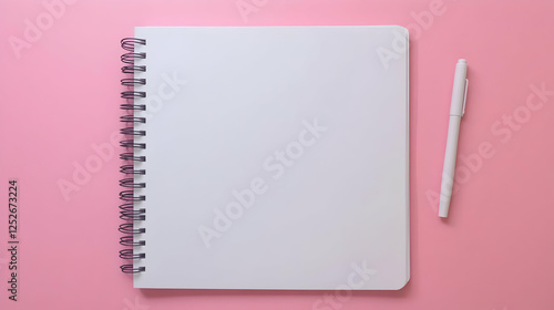 Blank Spiral Notebook and P...