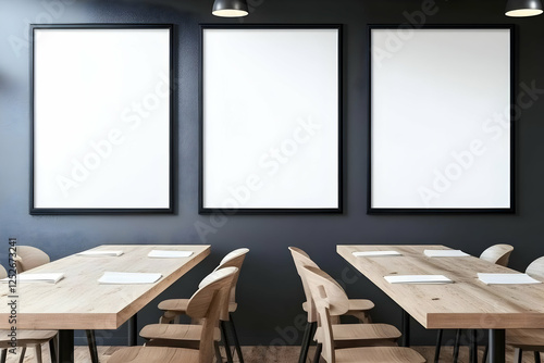 Modern Cafe Interior Mockup...