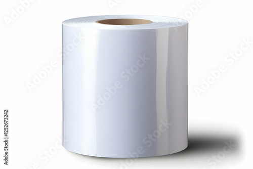 White Roll of Paper 3D Illu...