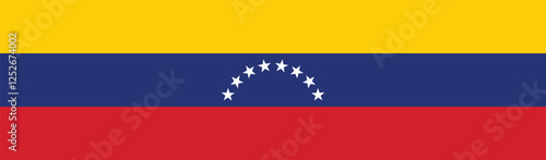 Free Download Flag of Venezuela. Venezuela flag long banner digital vector illustration - GFXLoad