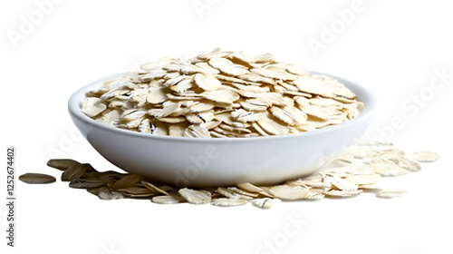 Rolled Oats in Bowl, Food P...