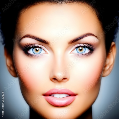 Stunning Woman Face Illustr...