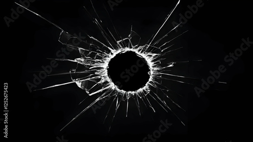 Shattered Glass Abstract Ba...