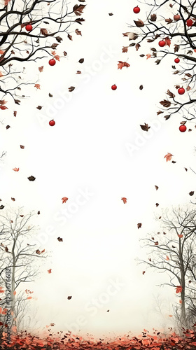 Autumnal Tree Illustration:...