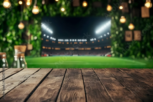 Wooden Table Background, St...