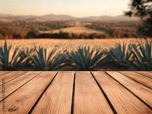 Wooden Tabletop Landscape B...