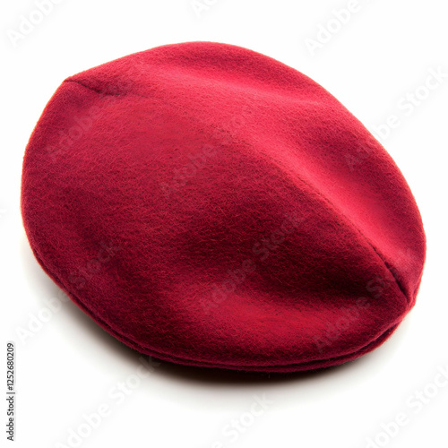 Crimson Wool Beret Hat Prod...