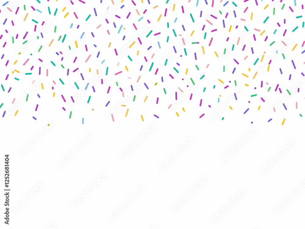 Colorful Confetti Illustration Background Colorful Confetti Illustration Background