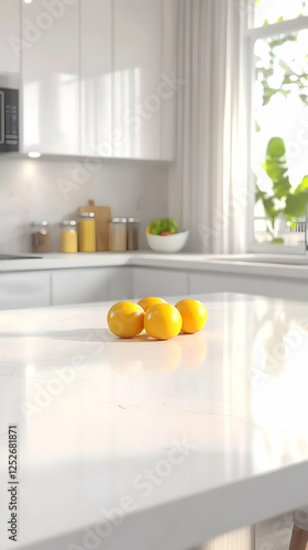 Bright Kitchen Lemons 3D Re...