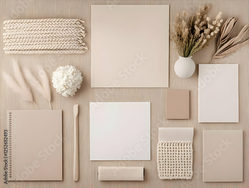 Neutral Aesthetic Mockup Ba...
