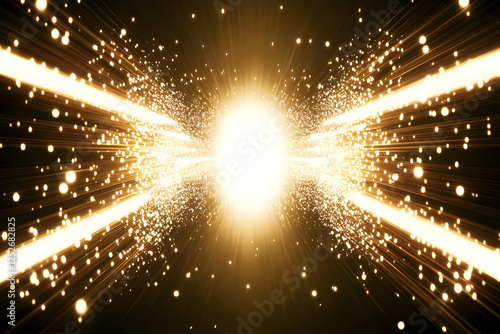 Golden Abstract Background ...