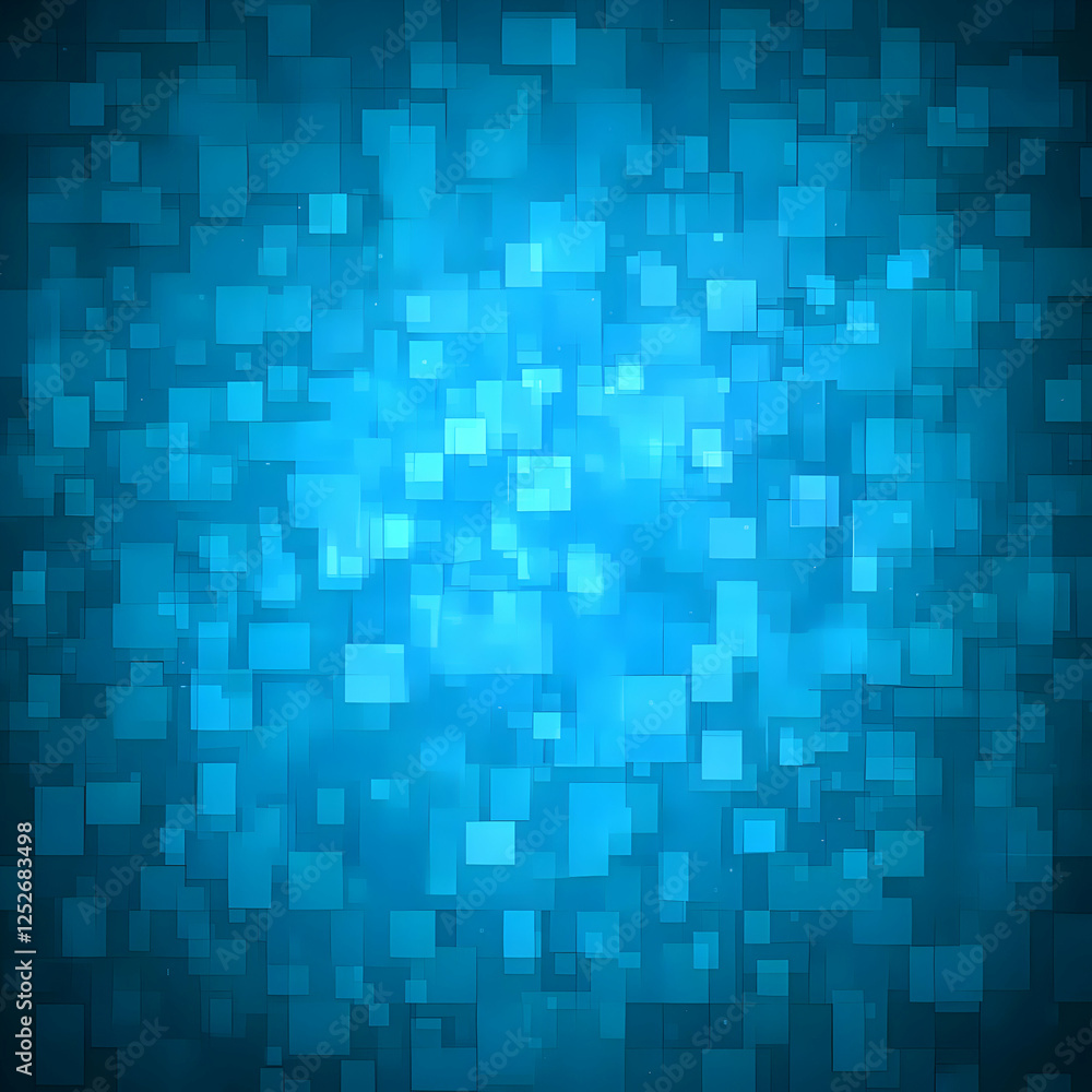 Abstract Blue Square Background Illustration Abstract Blue Square Background Illustration