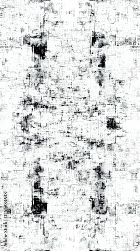 Abstract Black and White Te...