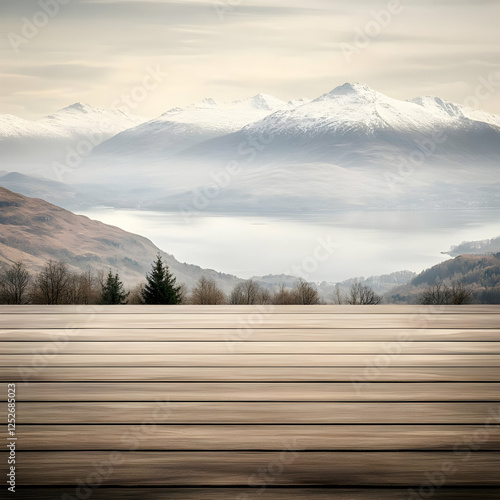 Wooden Deck Mountain View B...