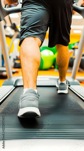 Gym Treadmill Workout Photo