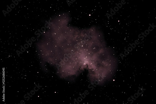 Purple Nebula Space Backgro...