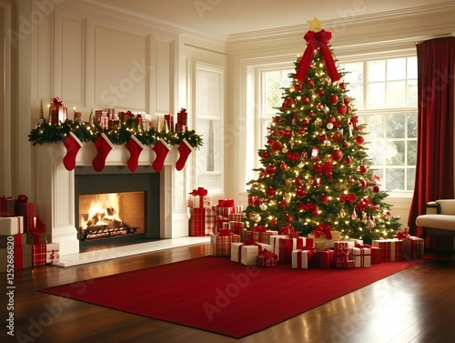 Christmas Room Illustration...