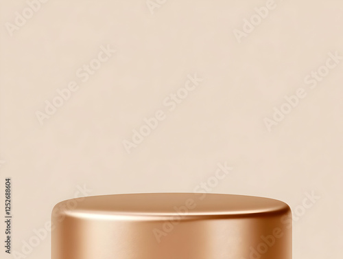 Bronze 3D Cylinder Display ...
