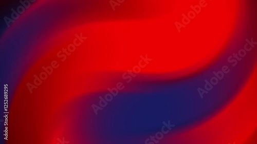 Abstract red and blue wave pattern creating a dynamic visual flow.
