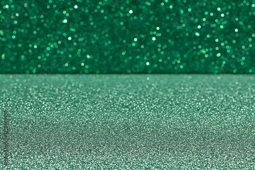 Emerald Green Glitter Backg...