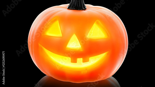 Illuminated Jack-o'-lantern...