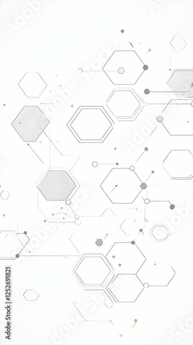 Abstract Hexagon Network Il...