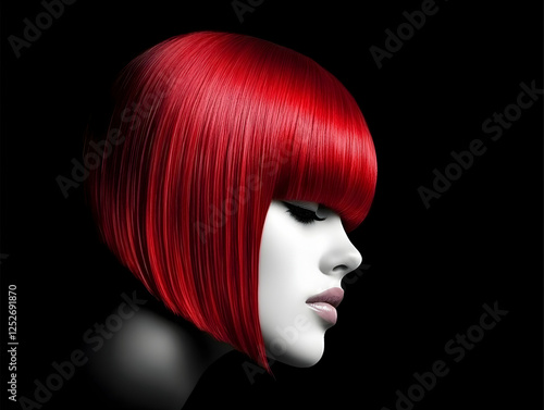 Red Hair Illustration:  Sty...