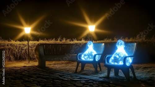Night Lightscape Illustrati...