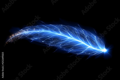 Electric Feather Abstract 3...