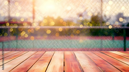Golden Hour Wooden Table Ba...