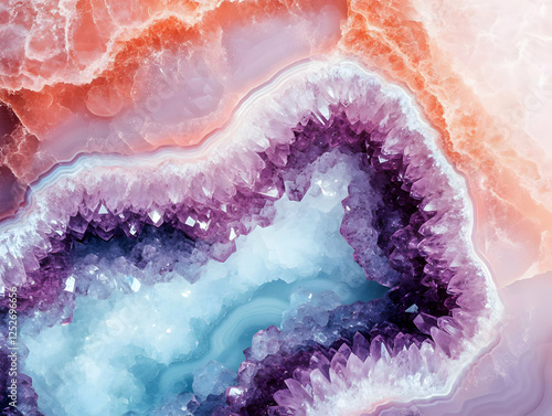 Amethyst Geode Crystal Illu...