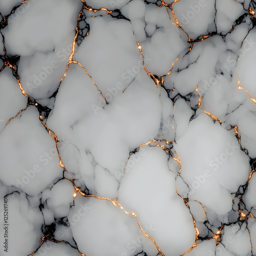 Elegant Gold Veined Marble ...