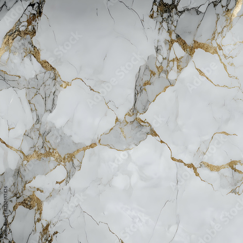 Elegant Gold Veined Marble ...