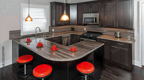 Modern Kitchen Island Photo...