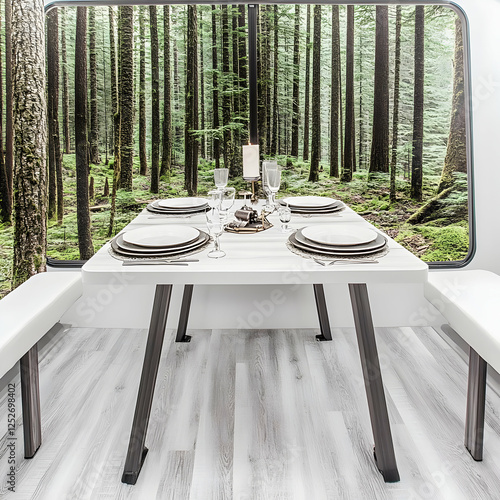 Forest View Dining Illustra...
