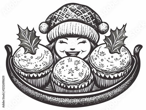 Winter Treats Illustration:...