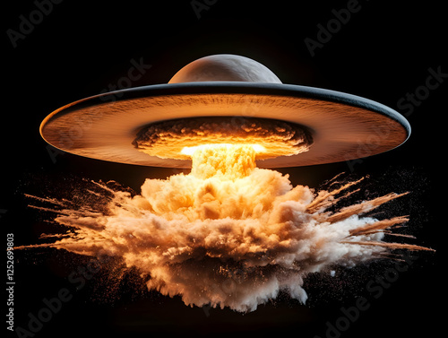 3D Render Nuclear Blast Ill...