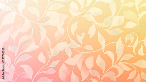 Wallpaper Mural Pastel floral pattern background Torontodigital.ca