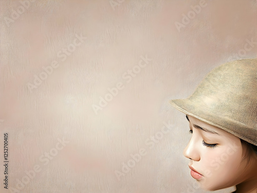Digital Painting Girl in Hat