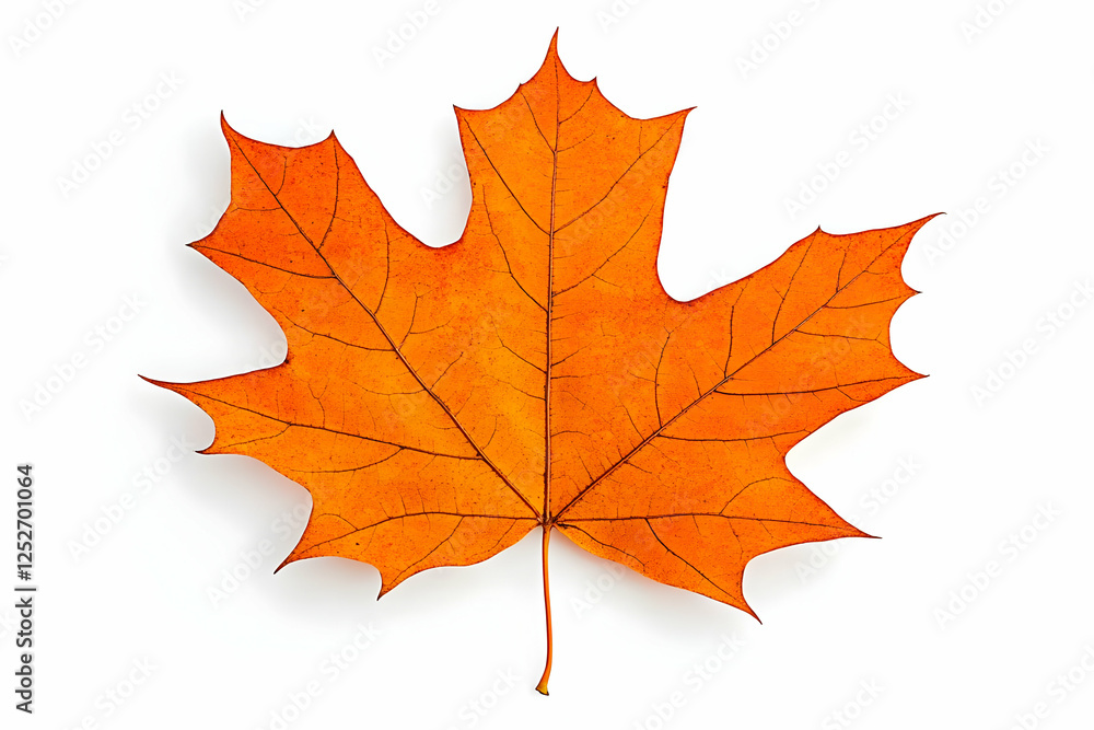 Obraz premium Autumn Maple Leaf Illustration