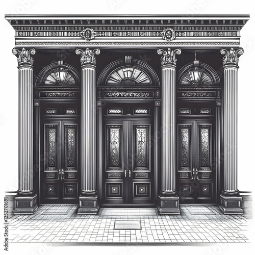 Elegant Building Entrance I...