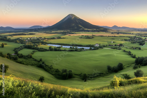 Sunrise Landscape Photo: Ro...
