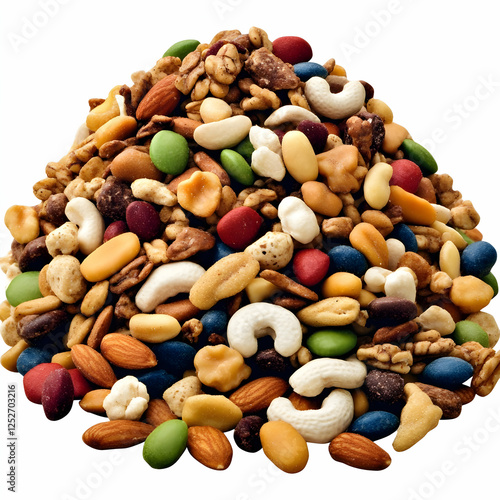 Colorful Trail Mix Nuts Photo