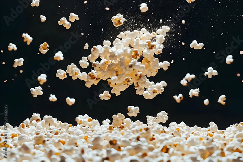 Popcorn Explosion Illustration