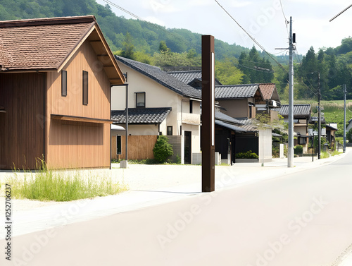 Residential Street Scene Il...