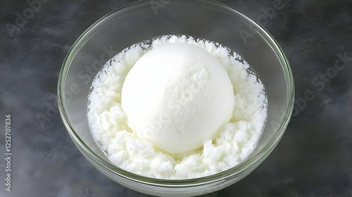 Creamy Ice Cream Scoop in G...