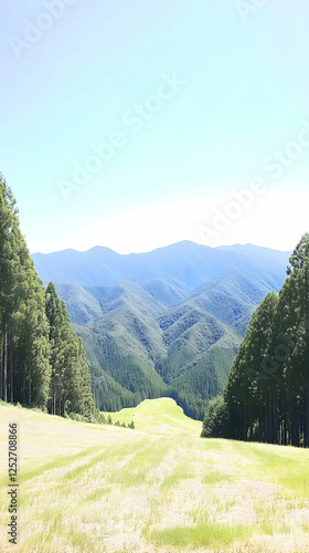 Serene Mountain Landscape P...