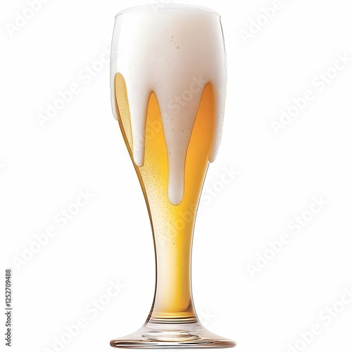 3D Beer Glass Illustration ...