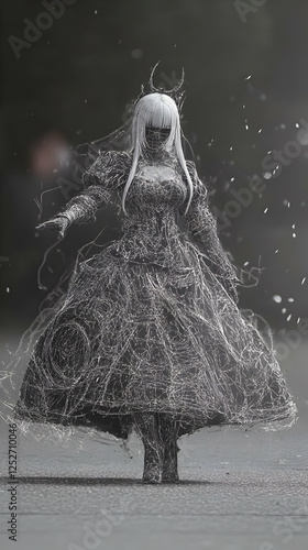 Digital Art: Crumbling Goth...